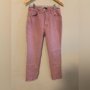 Pink St. John’s bay jeans
